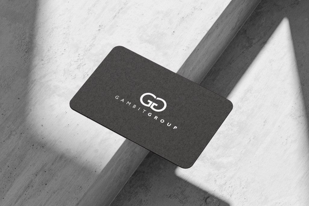 VentureBlog logo design on cards